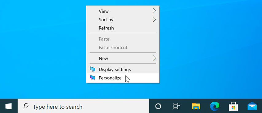 Windows 10: Personalizing Your Desktop