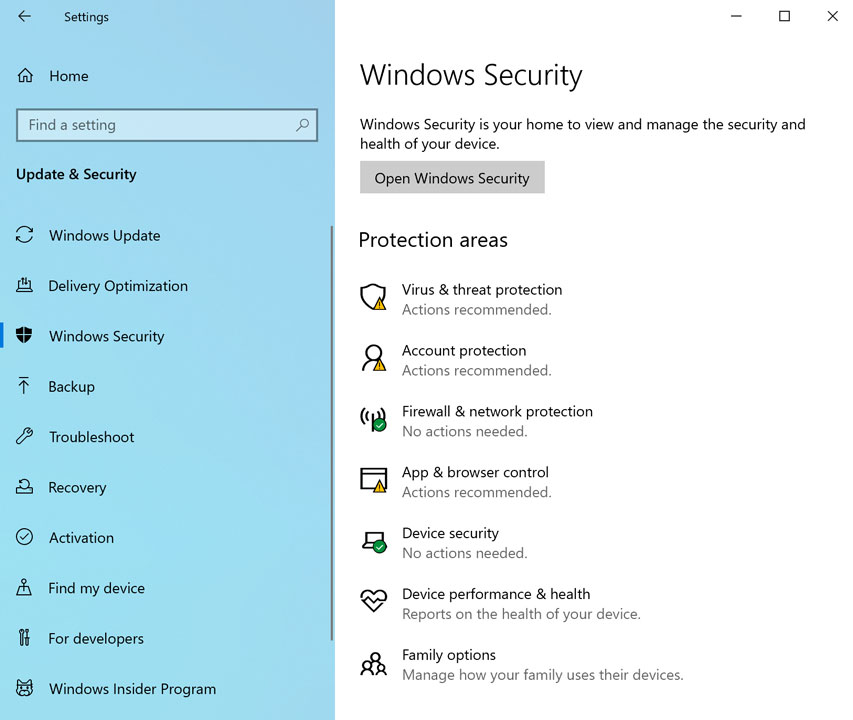 Windows security что это