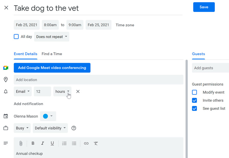 Google Tips Getting Started with Google Calendar