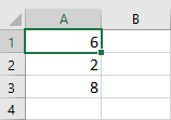 The formula automatically updates if one of the referenced cells changes.