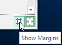 Przycisk Pokaż marginesy.