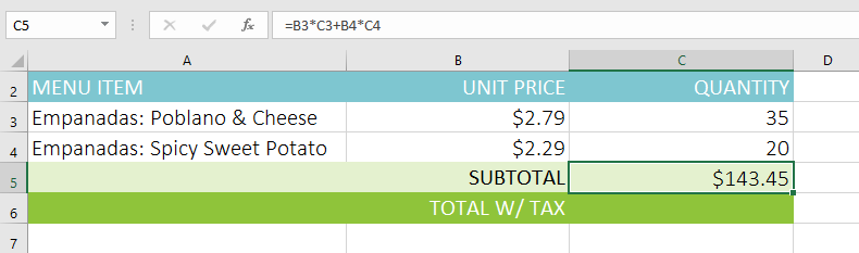 Hasil formula