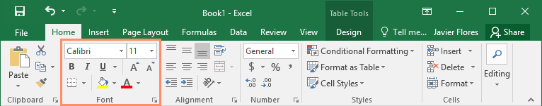 cara menampilkan ribbon excel