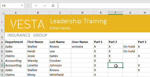 Эксель по умолчанию. Write the name of Part of excel.