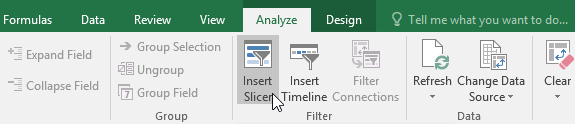 إضافة أمر slicer