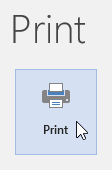 Clicking Print
