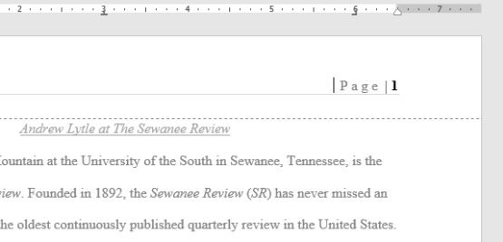 how to format page numbers in word 2016