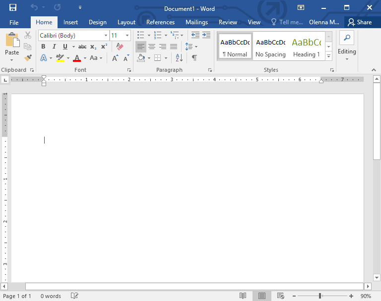 microsoft office word program