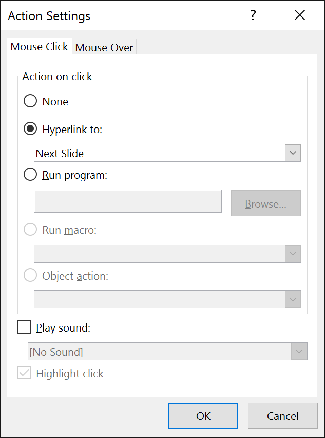 Action setup. Action button POWERPOINT. Action buttons in POWERPOINT. Hyperlink then click.