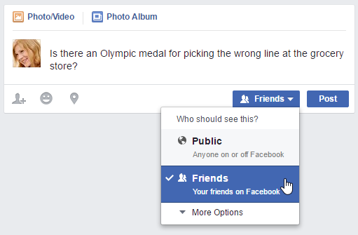 using the audience selector