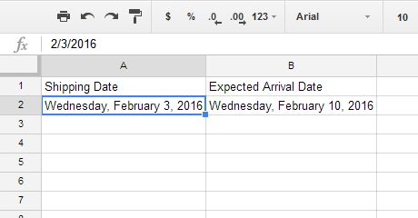 The new date format