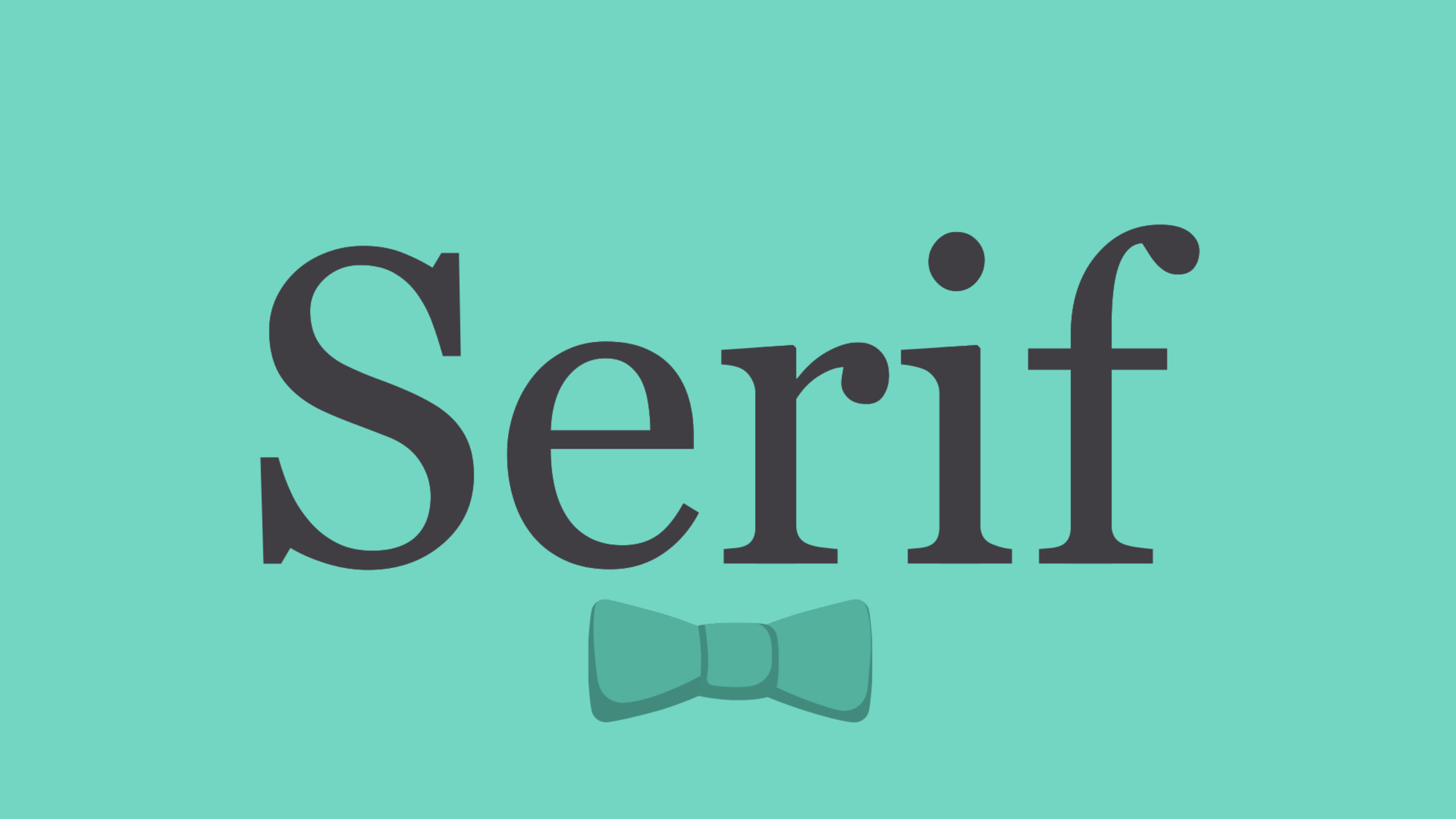 serif fonts meaning