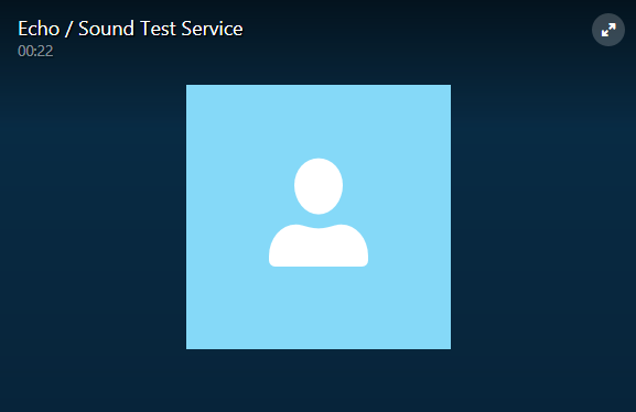 making test video call on skype