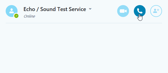 skype echo sound test contact