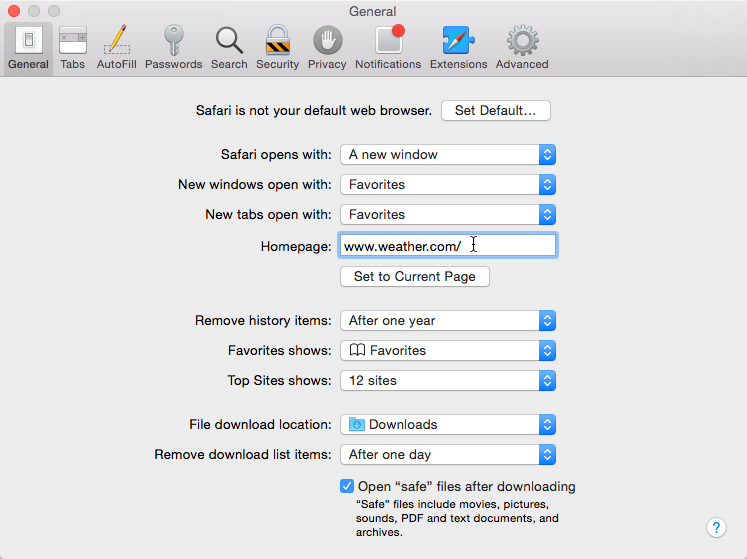 How to remove extensions in Safari