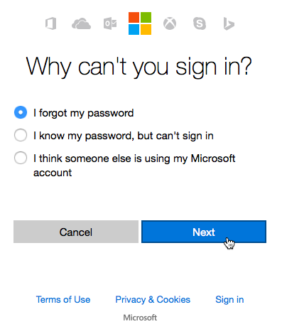 Microsoft Login