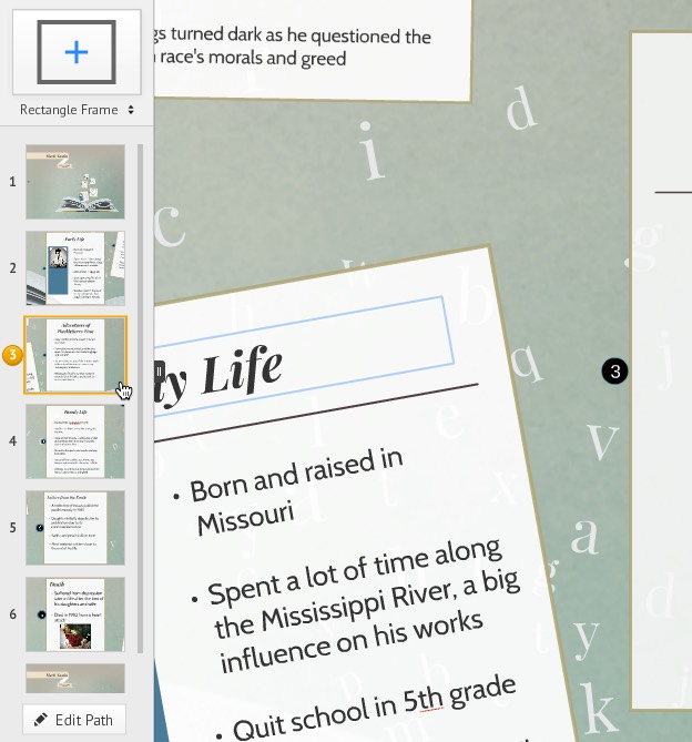 prezi presentation size