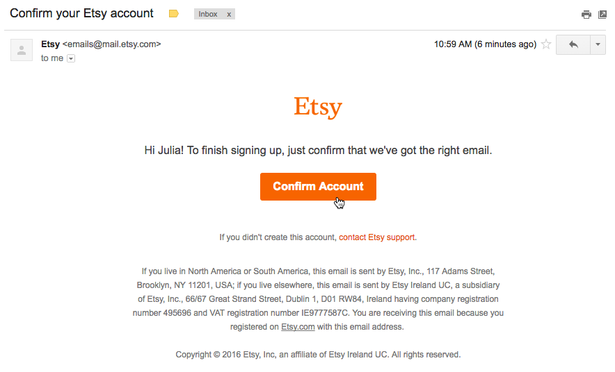 How to change your email address on your etsy account Etsy Getting Started With Etsy