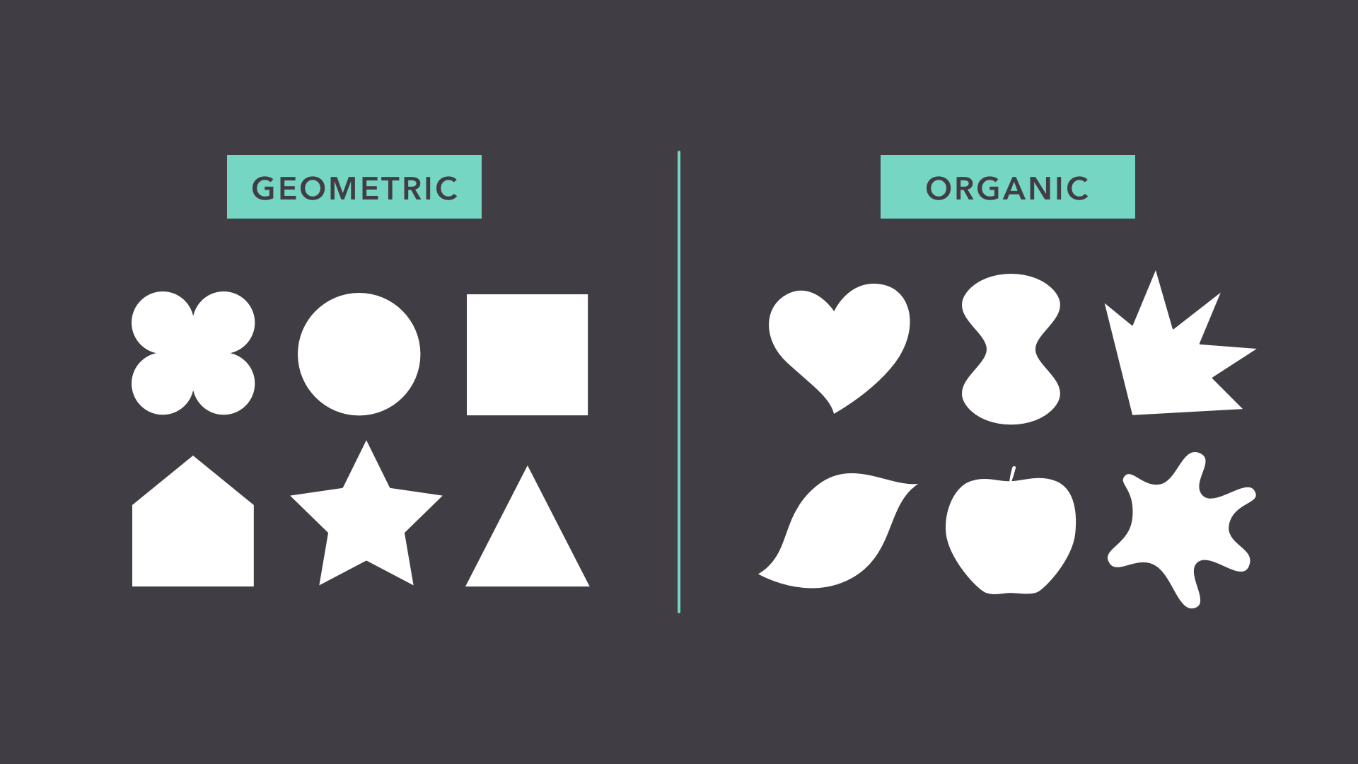 organic shapes examples