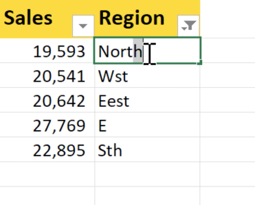 Inconsistent formula excel что это