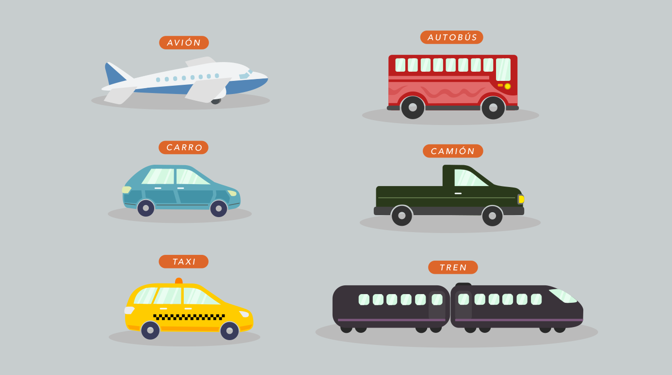 Common Vehicles and Modes of Transportation Vocabulary