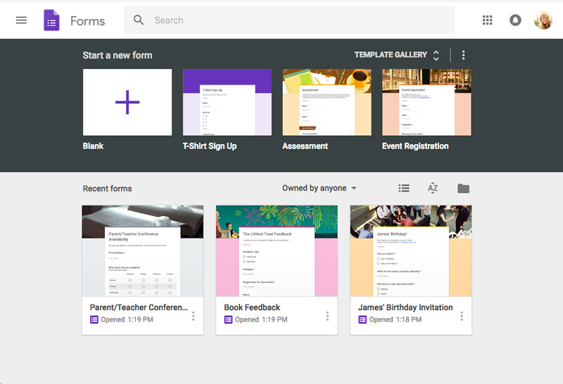 Google Forms: Getting Started with Google Forms