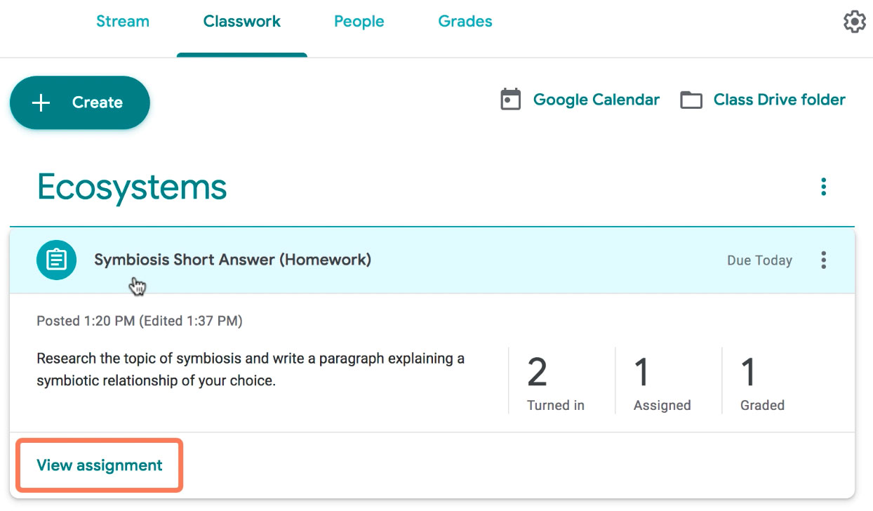 does google classroom automatically grade assignments