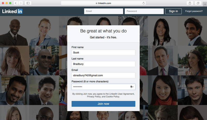 Setting up a LinkedIn Login