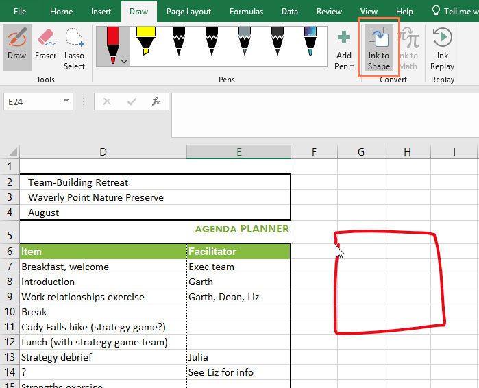 13 add shapes in excel