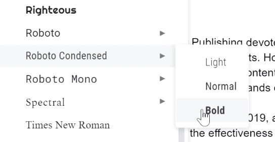 choosing a variant