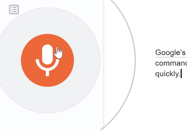 Google Docs: Voice Typing