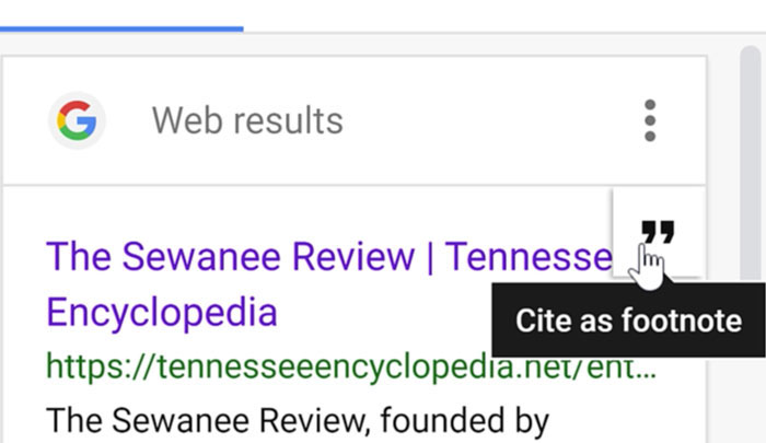 Google Docs Adding Citations