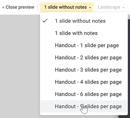 clicking handout - 9 slides per page