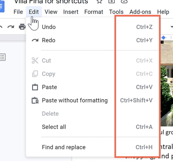 word count shortcuts on a mac