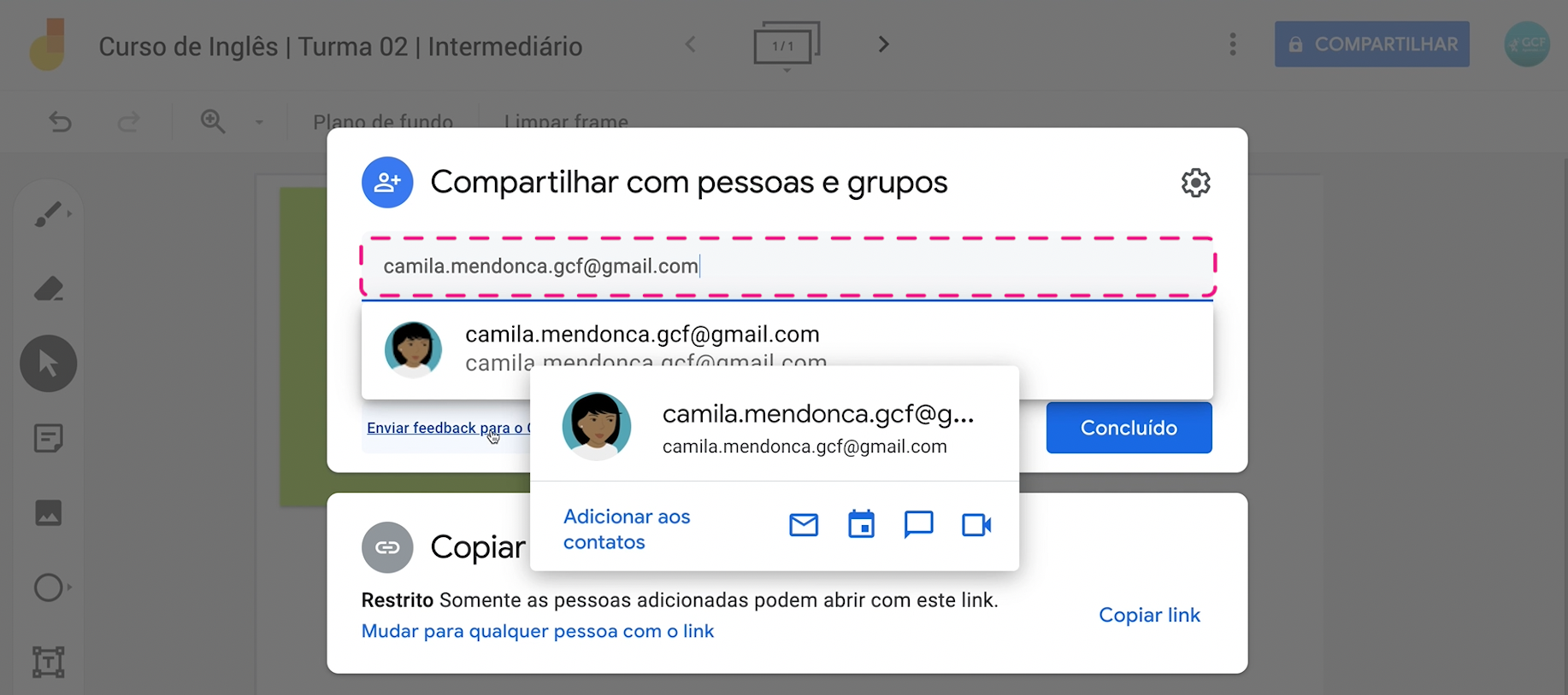 Como fazer um jogo de dados no Google Jamboard? 