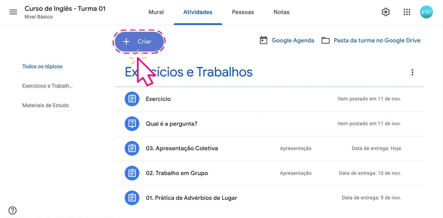 Como criar exames no Google Sala de Aula usando formulários do Google 2