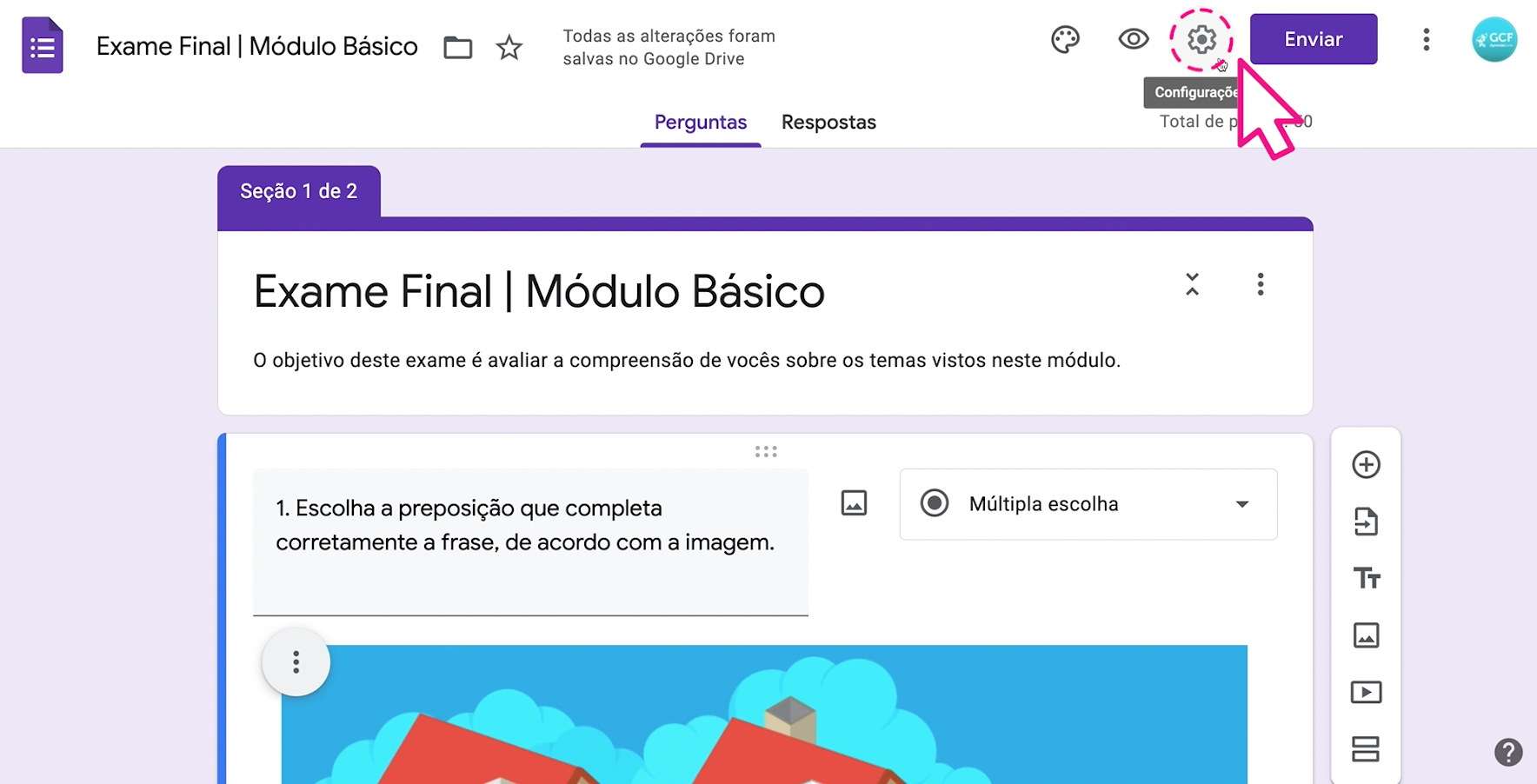 Ajustar as definições do seu formulário ou questionário no Microsoft Forms  - Suporte da Microsoft