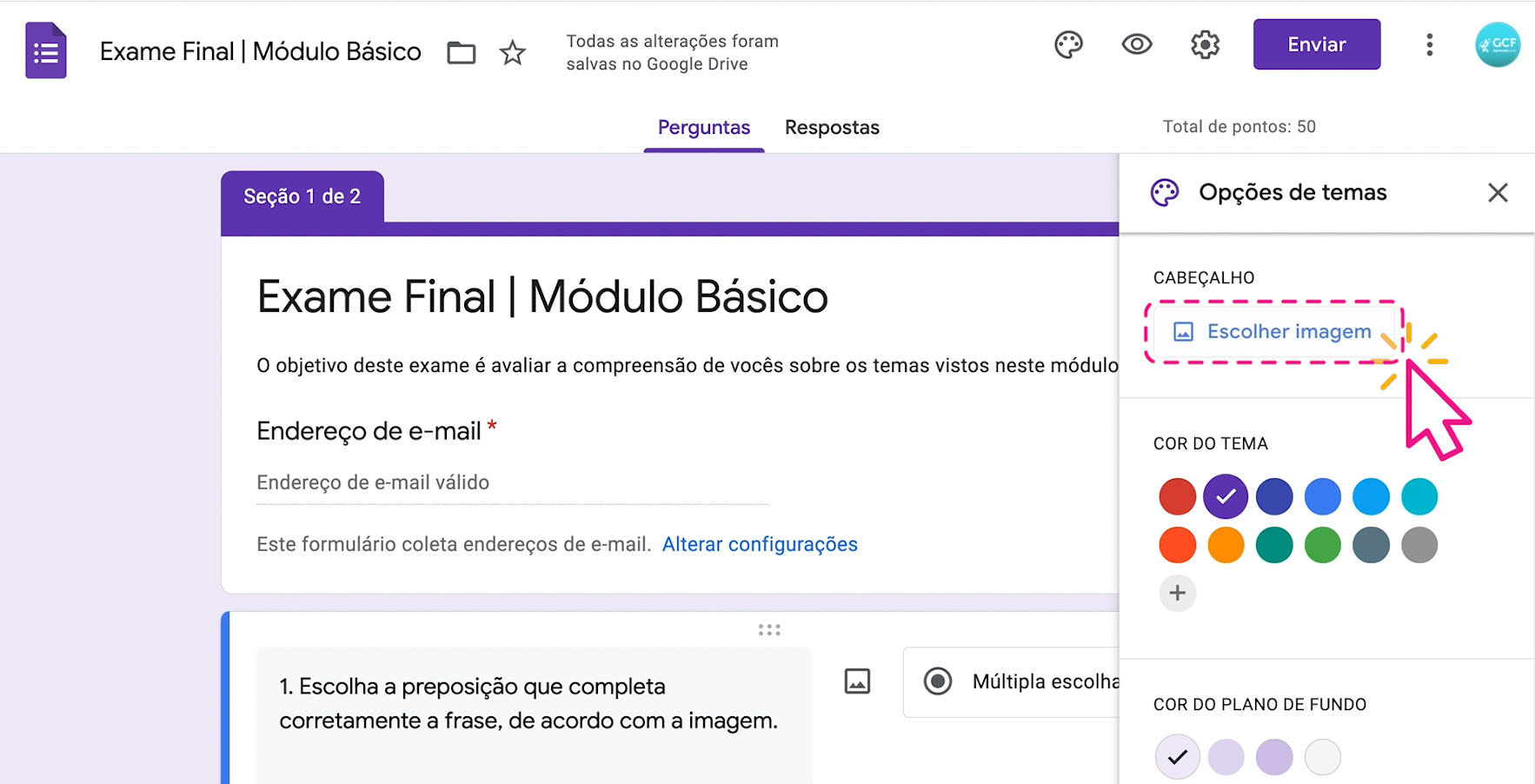 Aprenda a colocar uma imagem como plano de fundo na página do Google