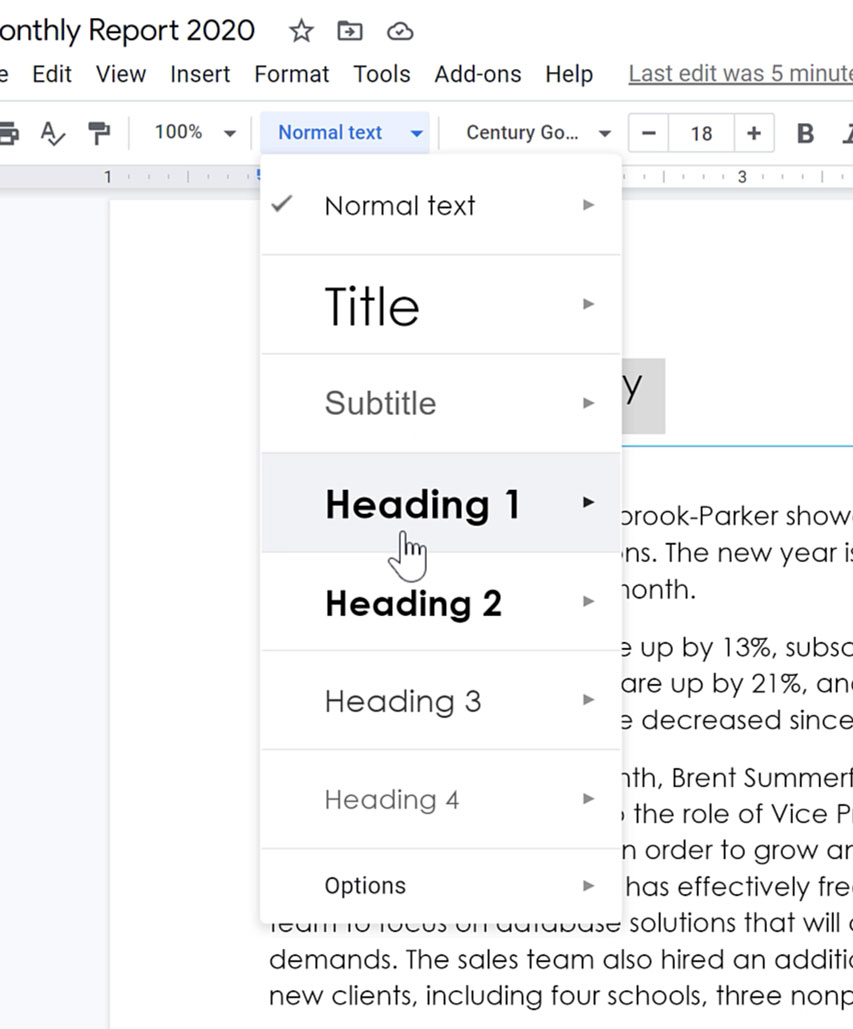 How To Make A Contents Page In Google Docs