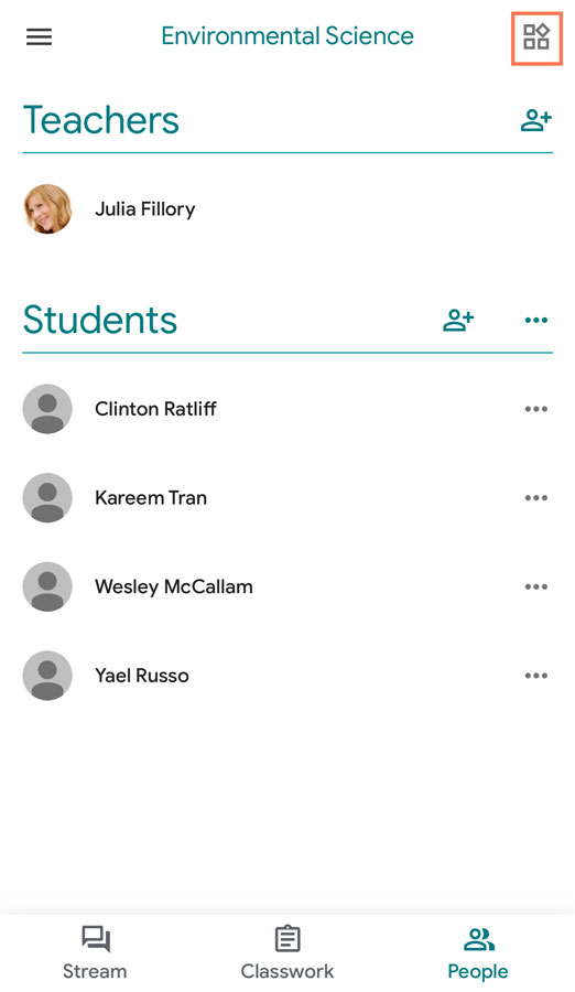 Google Classroom App –