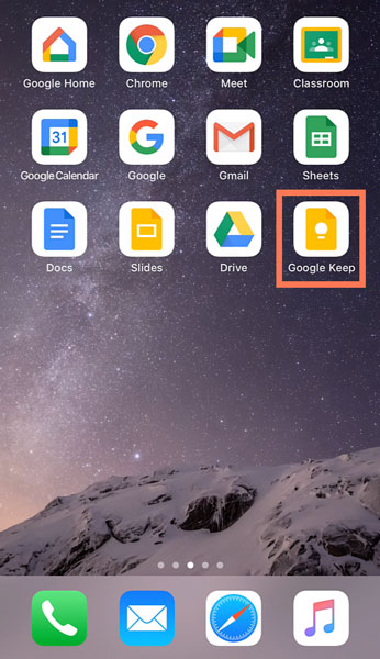 Google Keep - Notes and Lists - Apps on Google Play