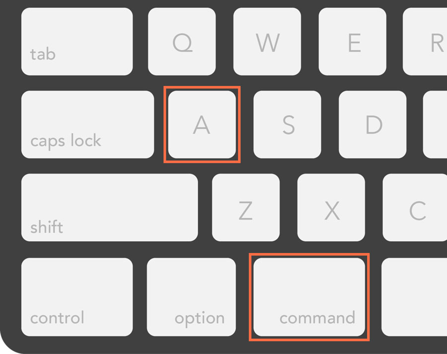 key command for checkbox in microsoft word mac