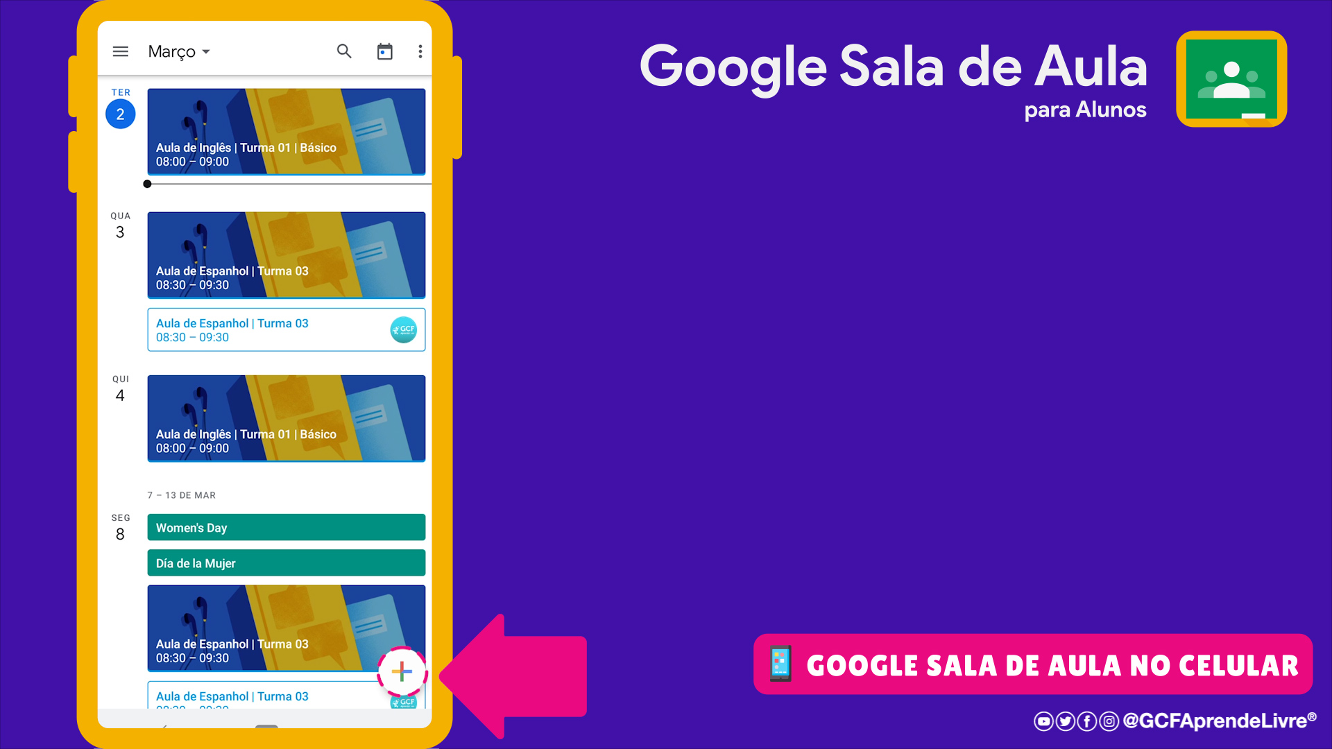 Google Sala de Aula para Alunos: Como usar a agenda do Google