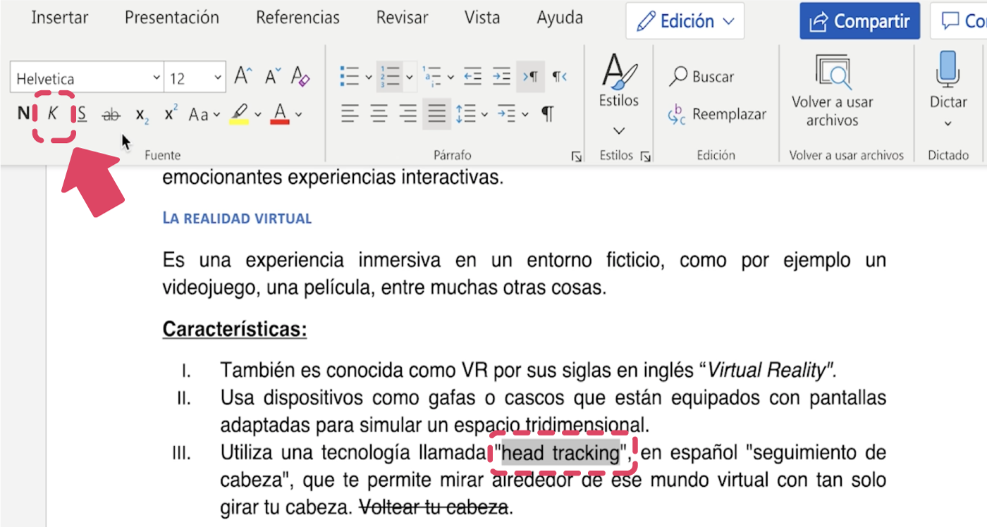 Word 365: ¿Cómo ajustar el formato de la fuente en Word 365?, image size:1400x748