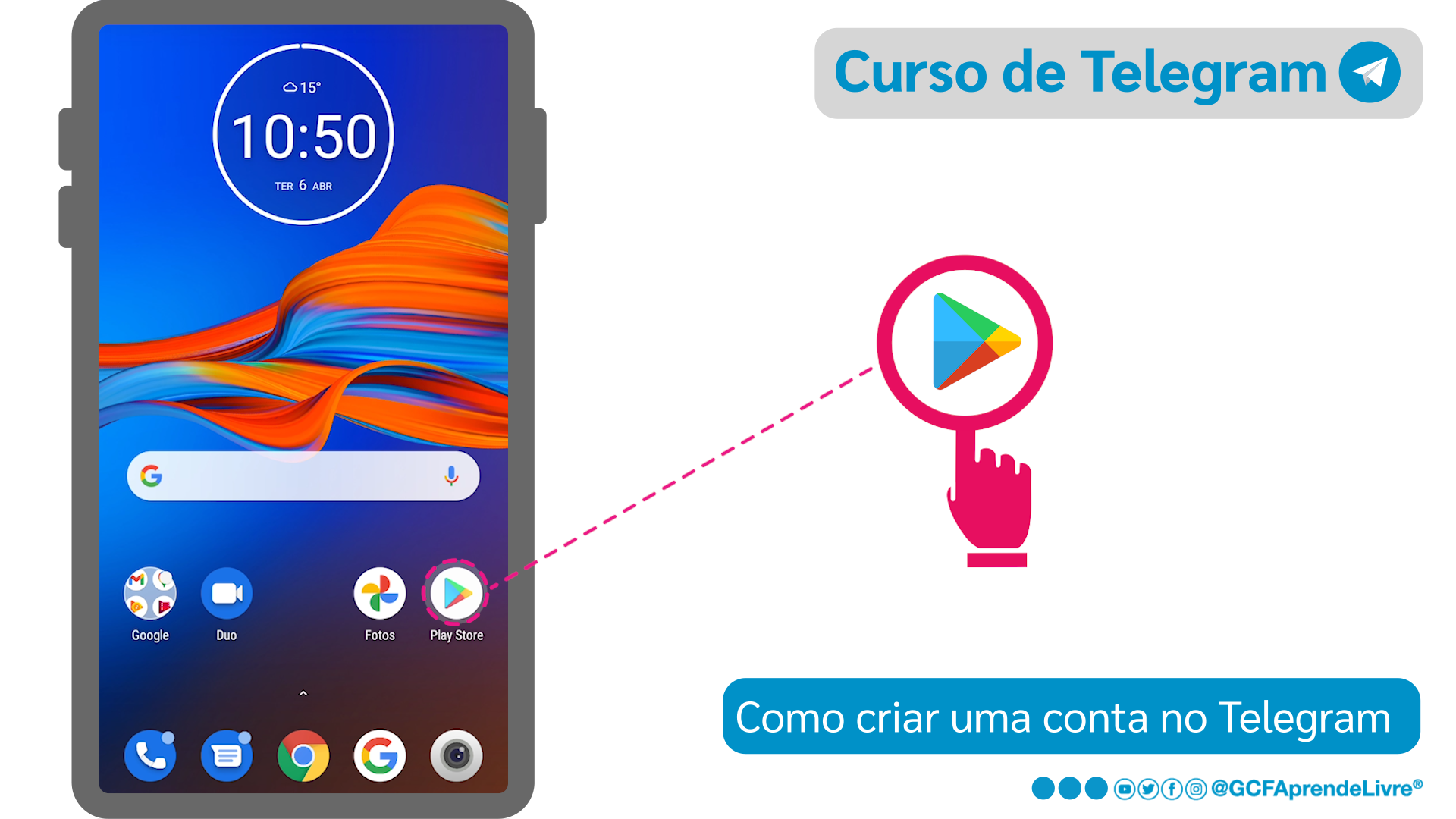 Como criar conta no Play Store