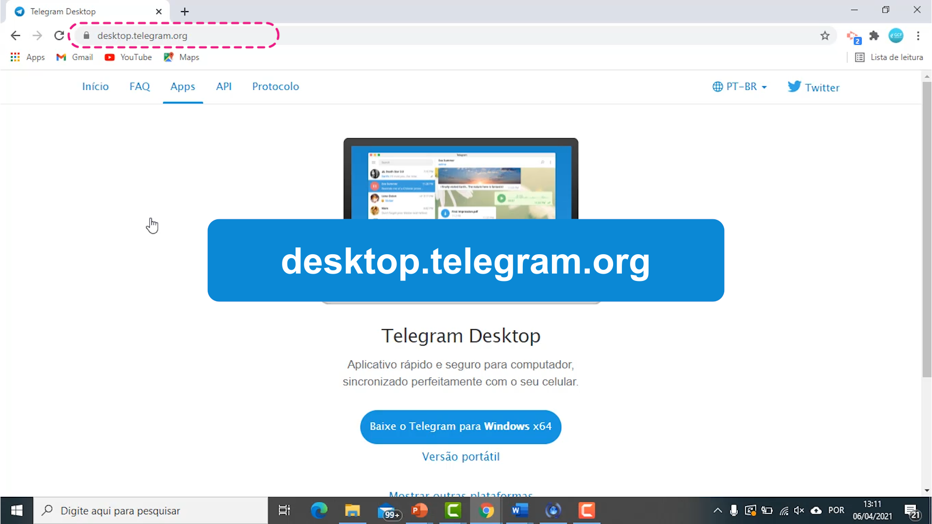 Um guia para iniciantes para fazer o download do Telegram