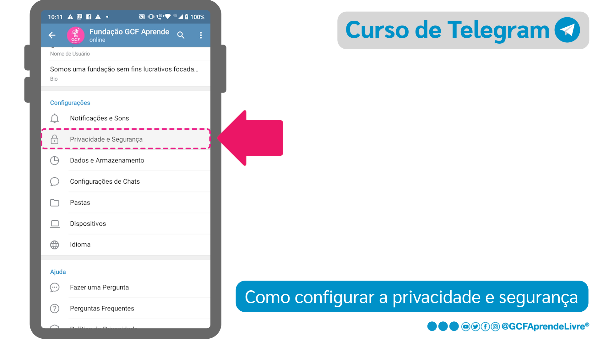 Mude ajustes do Twitter e Exibir conteúdo sensível