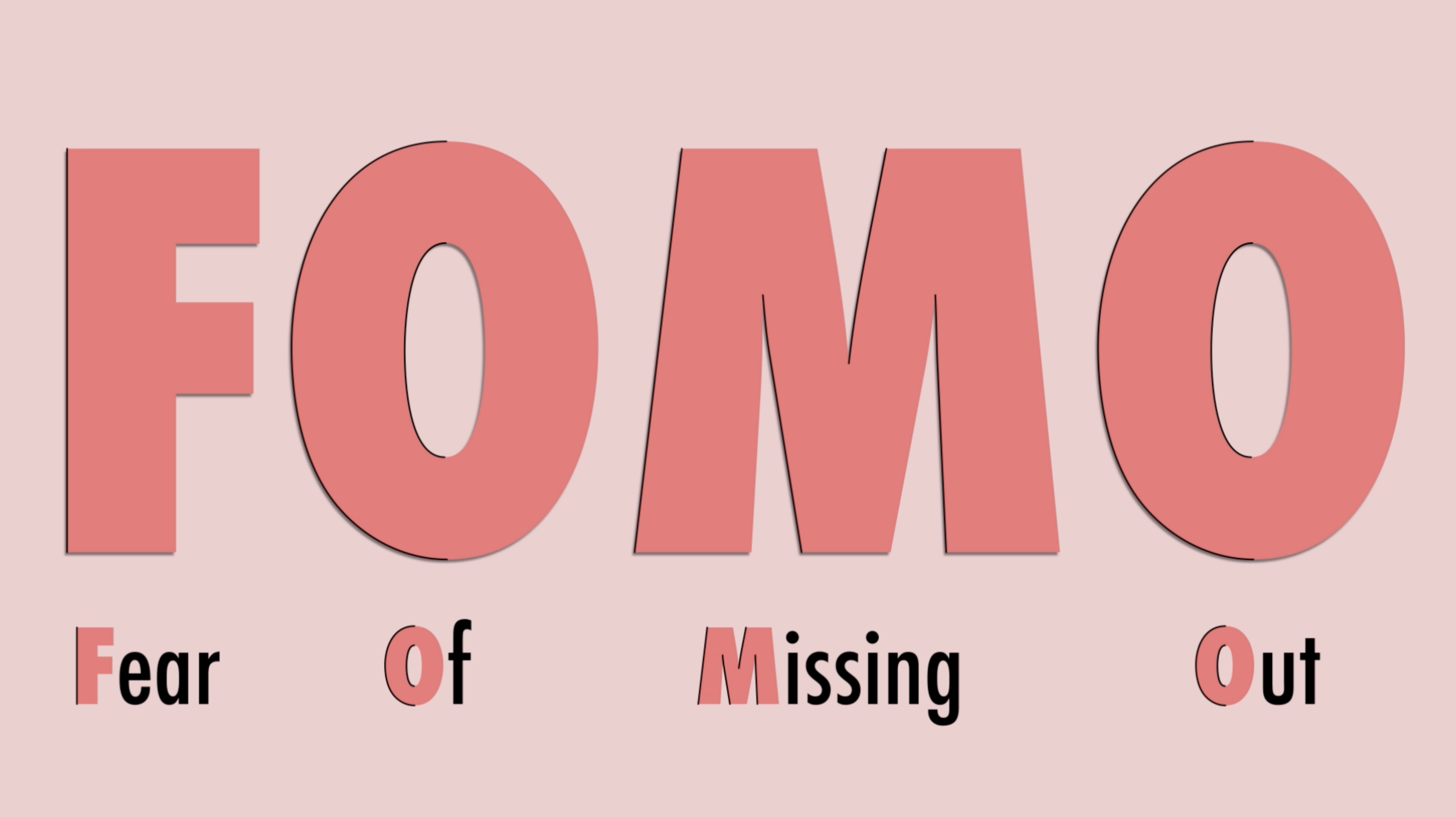 FOMO é uma sigla do inglês que significa Fear of Missing Out, algo como "medo de perder oportunidades".