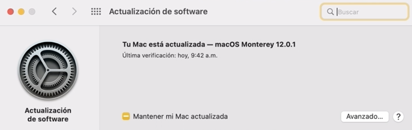 Cómo actualizar el software en un Mac