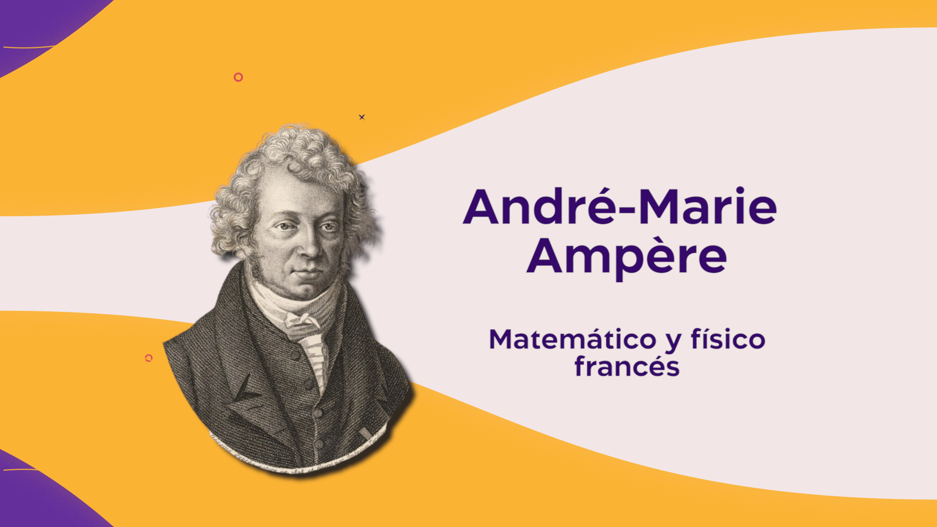 André-Marie Ampère, creador de varios conceptos claves en la electricidad en el siglo XIX.